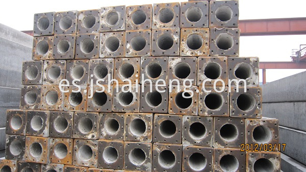 hollow square pile thailand